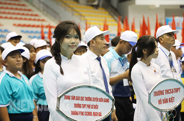 Trên 3.000 vận động viên tham gia Hội khỏe Phù Đổng tỉnh Kiên Giang lần thứ XIX